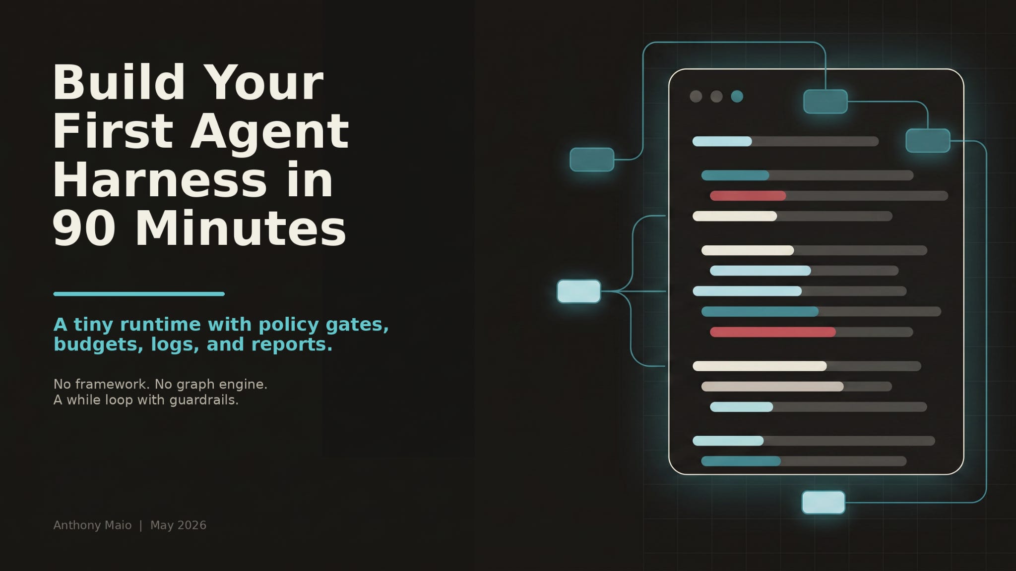 Build Your First Agent Harness in 90 Minutes