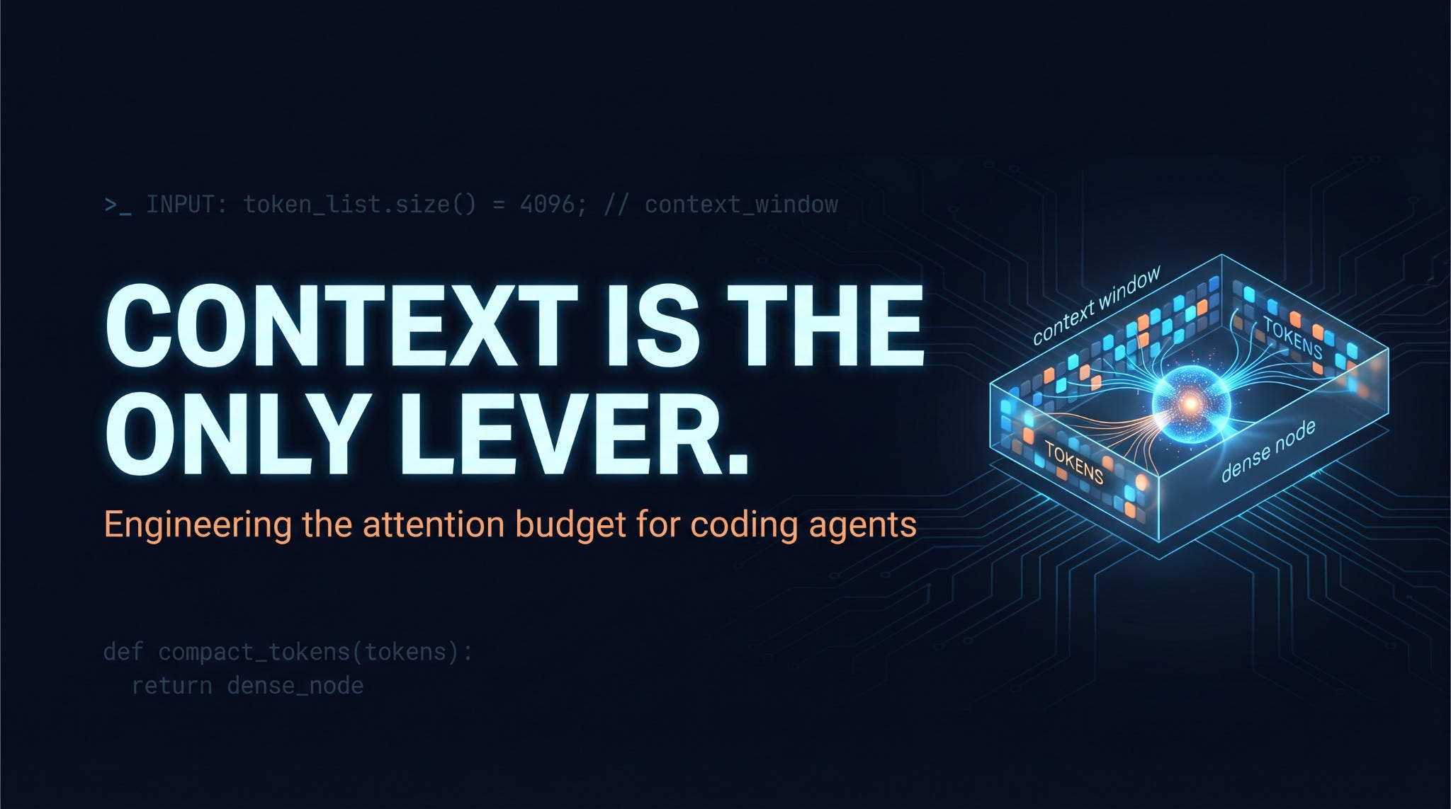 Context is the Only Lever