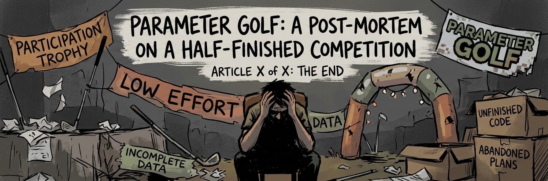 Parameter Golf: A Post-Mortem on a Half-Finished Competition